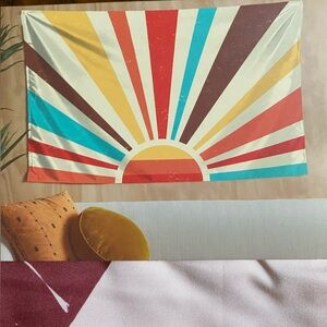 NWT Sunset Wall Decor Print Tapestry by Urban Shop